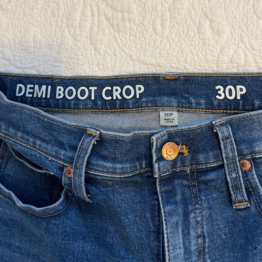 J. Crew Women's Boot Cut Jeans in Classic Blue